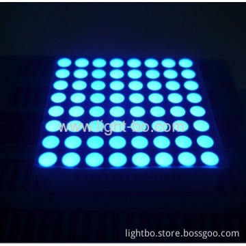 1.26-inch 3mm 8 X 8 B Blue Dot Matrix Led Display 